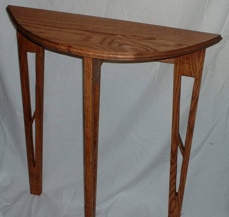 Simple Oak Hall table